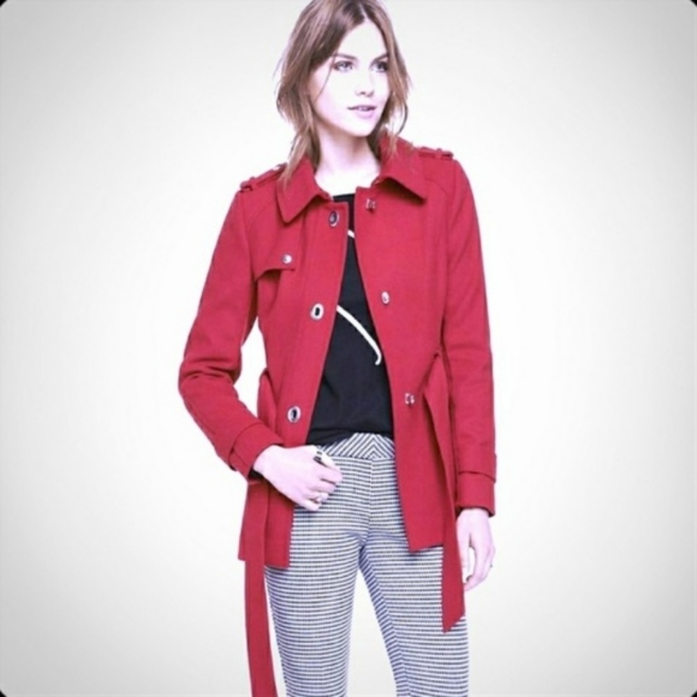 Express Turnlock Wool Trenchcoat